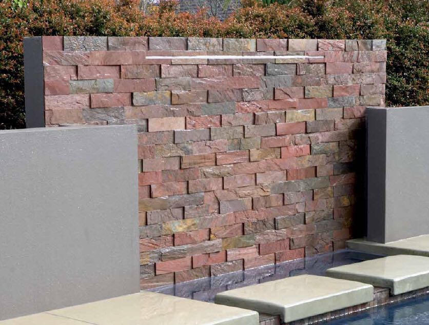 Cheap price factory sale outdoor and indoor decorative slate stone brick tiles